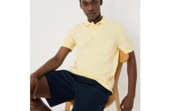 Yellow Essential Polo Shirt Grey
