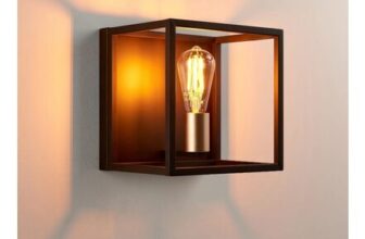York Matt Bronze Effect Wired Wall Light