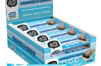 Yubi Bar Cookies & Cream Protein Bars, 12 x 35g (Prime Day Deal)