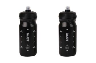 ZEFAL Bundle Pack – Sense Soft 65 Water Bottle, 650ml, Black, x2 Bottles