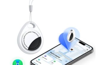 ZLQZCKJ Bluetooth Tracker with Armor Case for Find My iOS