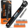ZOOI Father s Day Gifts, 22 in 1 Ratchet Screwdriver with Bits, Gifts for Men, Mens Gifts for Him Dad Birthday Presents for Dad, Birthday Fathers Day Gifts, Multi Tool Gadgets for Men