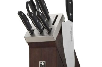 ZWILLING Henckels International Self Sharpening Definition Knife Block 7pc, Metallic Prime Deal