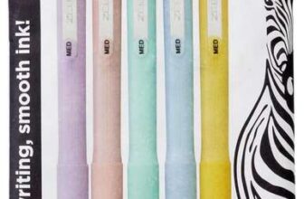 Zebra Pen Z-GRIP Smooth Ballpoint Pens Black Ink 5pk – Pastel Barrel