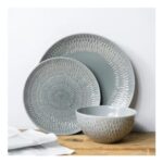 Zen Reactive Glaze 12-Piece Dinner Set