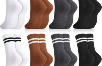 Zuimei 8 Pairs Ladies Socks Women Sports Socks Colorful Leisure Crop Sock Ankle Cotton Liners Athletic Sock for Sport gym Workout Daily Wear