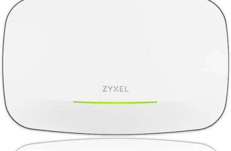Zyxel WiFi 7 BE6500 Wireless Dual-Radio Access Point, PoE or USB-C Powered (Not Included), Cloud, App or Direct Management