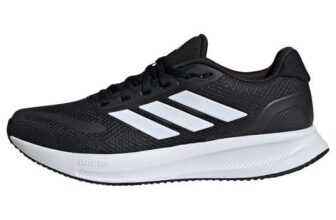 adidas Mens Runfalcon 5 Running Shoes, Core Black/Cloud White/Core Black, 9.5 UK – Prime Deal