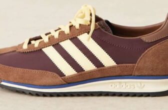 adidas Originals SL 72 OG Trainers in Brown and Yellow
