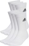 adidas Unisex Cushioned Sportswear Crew Socks 6 Pairs Crew Socks