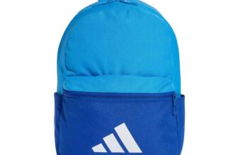 adidas Unisex Kids Logo Backpack, Lucid Ray Blue/Team Royal Blue/White / Pink – £11.25