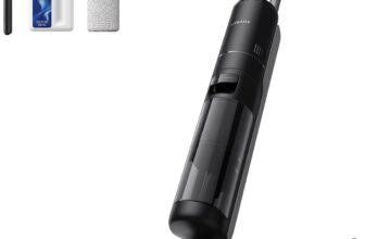 dreame H12 Pro Flex Reach Wet and Dry Vacuum Cleaner, 180 Lie-Flat, 5 Min Drying, 18KPa Suction, 90C Hot Wash, Dual Edge Cleaning, 50-Minute Cleaning