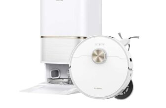 dreame L50 Ultra AE Robot Vacuum and Mop 100-Day Auto-Empty and Self-Cleaning High Heat Mop, 28,000Pa Suction