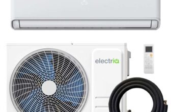 electriQ Easy-Fit 18000 BTU WiFi Smart Wall Mounted Split Air Conditioner with Heat Pump – 4m Pipe Kit Included for DIY Self-Install