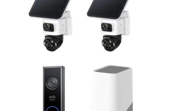 eufyCam S4 (2 pack) eufy Video Doorbell E340 Homebase 3 – w/Code