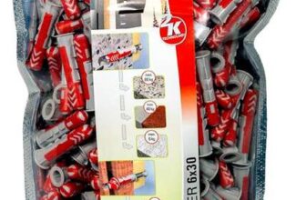fischer 536382 Big Pack DUOPOWER 6, Red/Grey, 6×30 mm 240 pz – Big Prime Deal