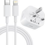 for iPhone USB C Fast Charger Plug and Cable MFi Certified 20W PD USB C Fast Charger Plug with 6FT Fast Charging Cable for iPhone 14/13/12/11 Pro/Pro Max/XS Max/XS/XR/X/SE/8