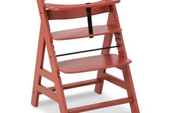 hauck Alpha, Cork – Wooden High Chair Made of Beech for Children from 6 Months up to 90 kg – Prime Deal