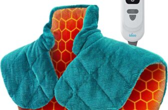 iDOO Graphene 2.89lb Heating Pad for Pain Relief, 6 Heating Levels & 4 Auto-Off Timers – Sold by Energia Team / FBA (Prime Exclusive)