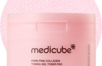 medicube Salmon DNA PDRN Pink Collagen Jelly Pad Korean Gel Toner Pads with Niacinamide, Madecassoside, Retinol Soothing, Radiance & Uneven Skin Tone Korean Skin Care 70Pads