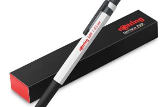 rOtring 500 Mechanical Pencil 0.5mm HB Lead White hexagonal plastic barrel,non-slip textured metal grip Black/Red £6.69. Prime Deal