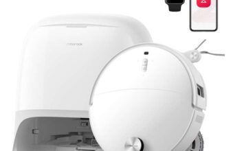 roborock Qrevo Curv 2 Pro Robot Vacuum Cleaner with Mop ( 25,000 Pa / 100C / AI ) 480ml Cleaning Solution Roborock Official UK/FBA