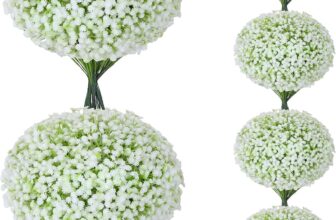 saerryor 120 Pcs Artificial Baby Breath Gypsophila Flowers Bouquets in Bulk Real Touch Faux Flowers DIY for Wedding Floral Arrangements Home Party Decoration