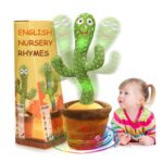 seOSTO Volume Control Singing Dancing Talking Cactus Toy Repeat