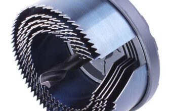 wolfcraft Professional Multi-Blade Hole Saw, Ø 25-62 mm I 2160000 I Saw with 7 Quick-Change Blades, Ø 25-62 mm, Cutting Depth 33 mm