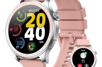 1.43-Inch AMOLED Smartwatch with Calls, SpO2, IP68, Android/iOS, 100 Sports
