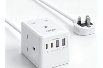 1.5m Extension Lead with USB Slots (3 AC 4 USB)