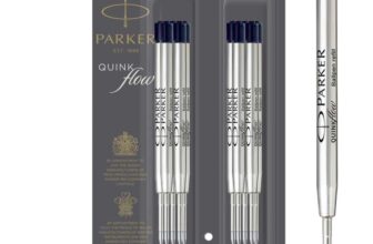 10 Pack – Parker Ballpoint Pen Refills Medium Point Black QUINKflow Ink – £8.50 S&S