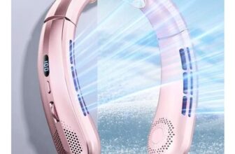 100-Speed Portable Ultra Quiet Bladeless Neck Fan