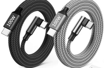 100W Right Angle USB C to C Fast Charging Cables (2Pack/3FT). Sold by ZJXD-UK FBA