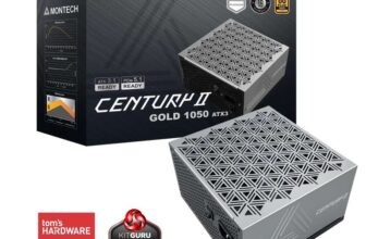 1050W Montech Century II ATX 3.1 Gold Modular Power Supply Unit PSU