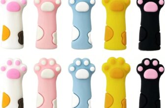10Pcs Dinosaur Knitting Needle Stoppers, Knitting Needles Point Protectors, Silicone Knit Needles Point Protectors Caps Needle Minders Locks, Knit Stitch Holders for Sewing Quilting Crocheting DIY (2)