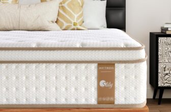 12 Inch 4ft6 Double Mattress, Double Size Mattresses Memory Foam Pocket Sprung, 7-Zone Orthpaedic Mattress for Pressure Relief, Hybrid Mattress Medium Firm(135x190x30cm)
