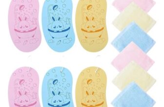 12 PCS Exfoliating Bath Sponges Set,