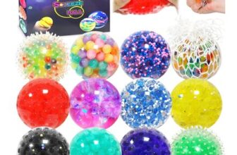12pcs Stress Balls, Sensory Squeeze Ball Toys Hand Exercise Balls