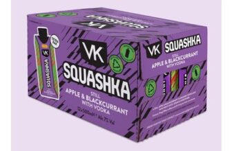 12x VK Squashka Apple & Blackcurrant with Vodka