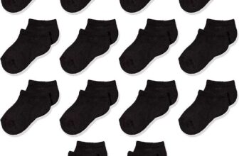 14 Pack Cotton Amazon Essentials Unisex Kids Cotton Low-Cut Cushioned Sock size L (8-12 Years) £2.94 / £3.29 S&S