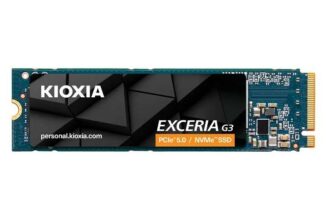 1TB Kioxia Exceria G3 PCIe 5.0 NVMe M.2 SSD 10000MB/s Read, 8900MB/s Write, 600TBW