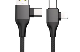 2 IN 2 Multi Charger Cable 60W Fast Charging USB Cable 3.3FT, USB A/C to C/for iPhone Cables,Designed for MacBook/iPad/Samsung, Multi Chargers for Smartphones Type C Devices