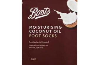 2 X Boots Moisturising Coconut Oil Foot Socks