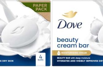 2 x 4 Bars Dove Original Beauty Bar with ¼ moisturising cream (8 x90g) – £4.73 S&S