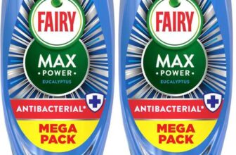 2 x Fairy Max Power Washing Up Liquid Antibacterial 730ML