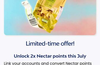 2 x Nectar Points at Sainsburys & Argos when you convert to/from Avios