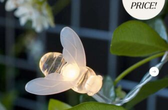 20 Bee LED Solar Fairy Lights