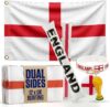 2026 World Cup Supporter Set Bunting, Thundersticks, Wristband & Keyring Football Fan Set for World Cup, Parties & Events, USA/Mexico/England