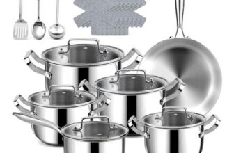 21P Stainless Steel Pots and Pans Set